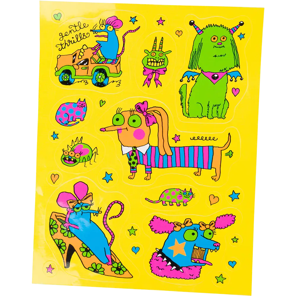 Out of this World Vinyl Sticker Sheet - Gentle Thrills