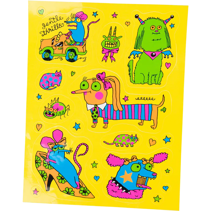 Out of this World Vinyl Sticker Sheet - Gentle Thrills