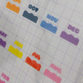 Planner Index Sticker Tabs - Months
