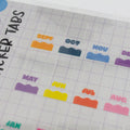 Planner Index Sticker Tabs - Months