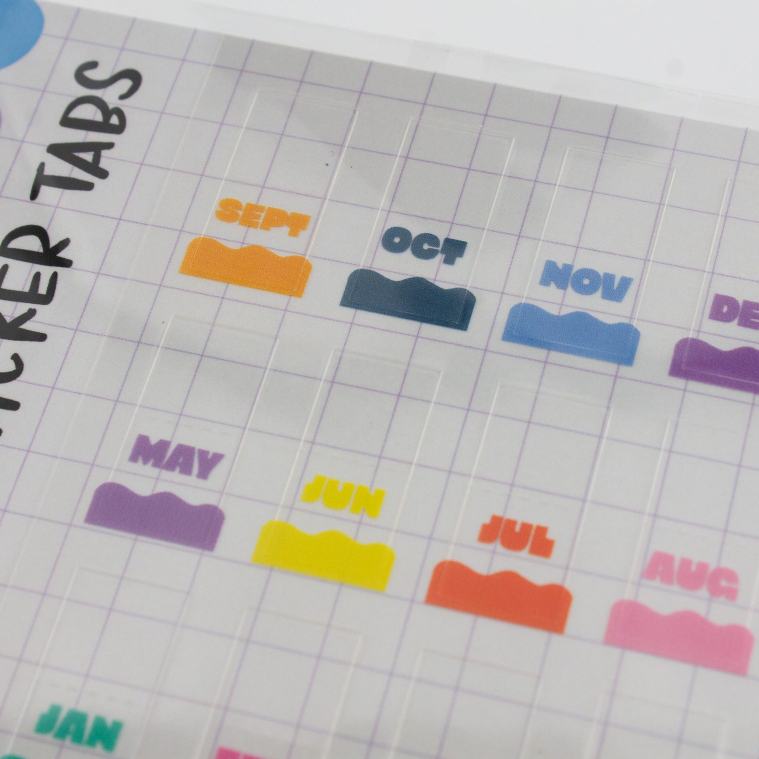 Planner Index Sticker Tabs - Months