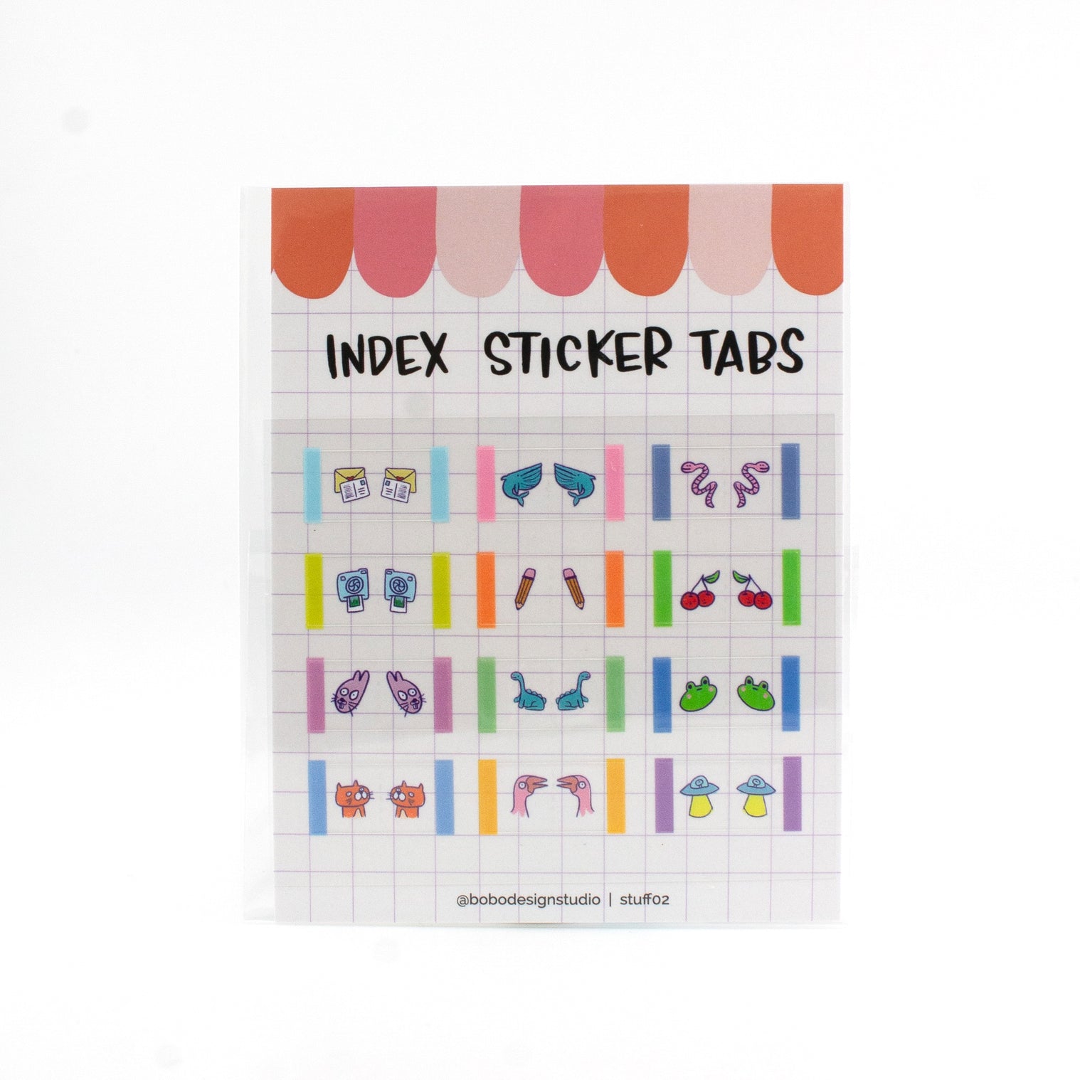 Planner Index Sticker Tabs - Stuff 02