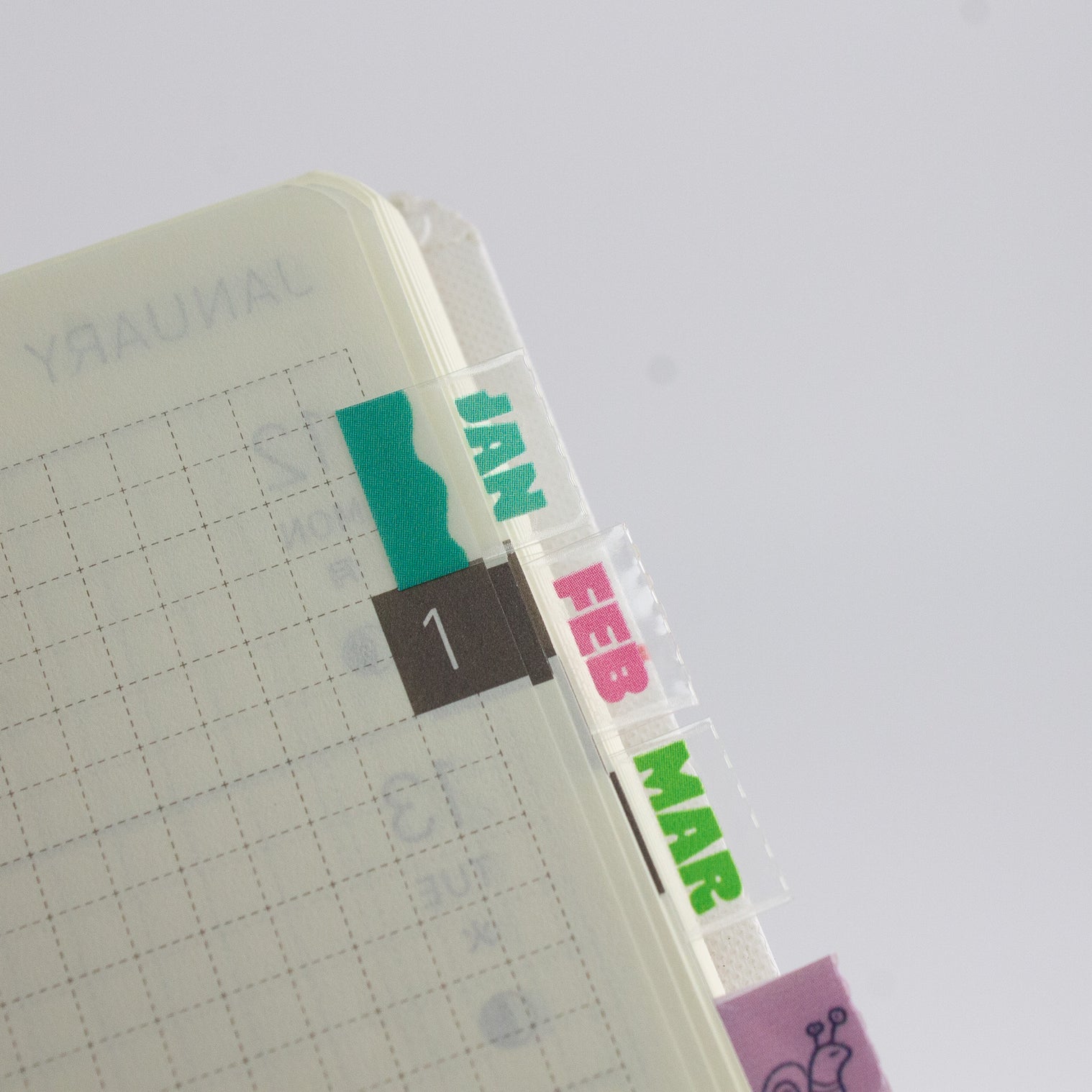 Planner Index Sticker Tabs - Stuff 02