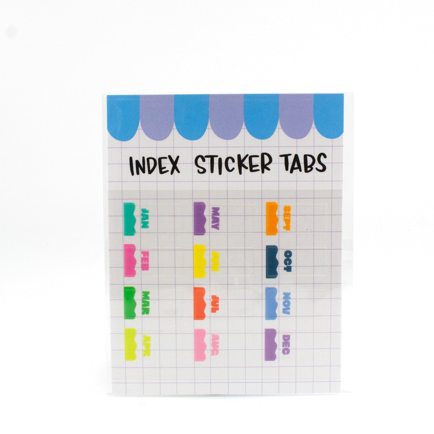 Planner Index Sticker Tabs - Months