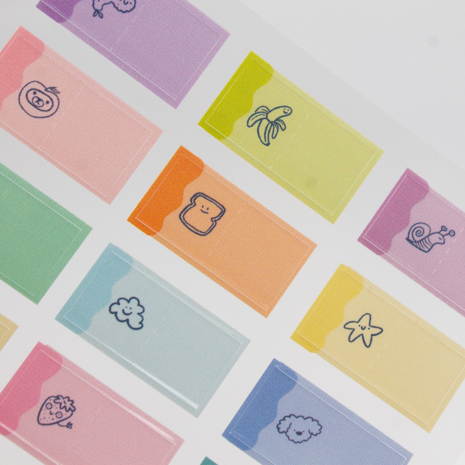 Planner Index Sticker Tabs - Stuff 01