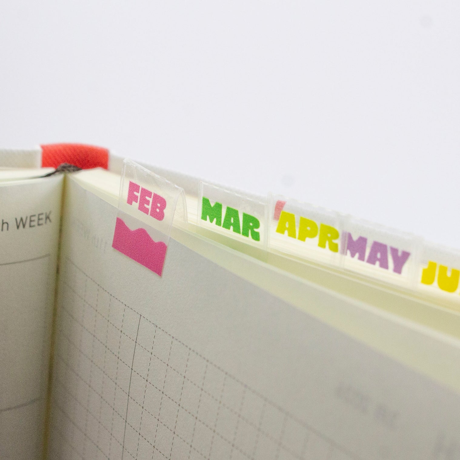 Planner Index Sticker Tabs - Months