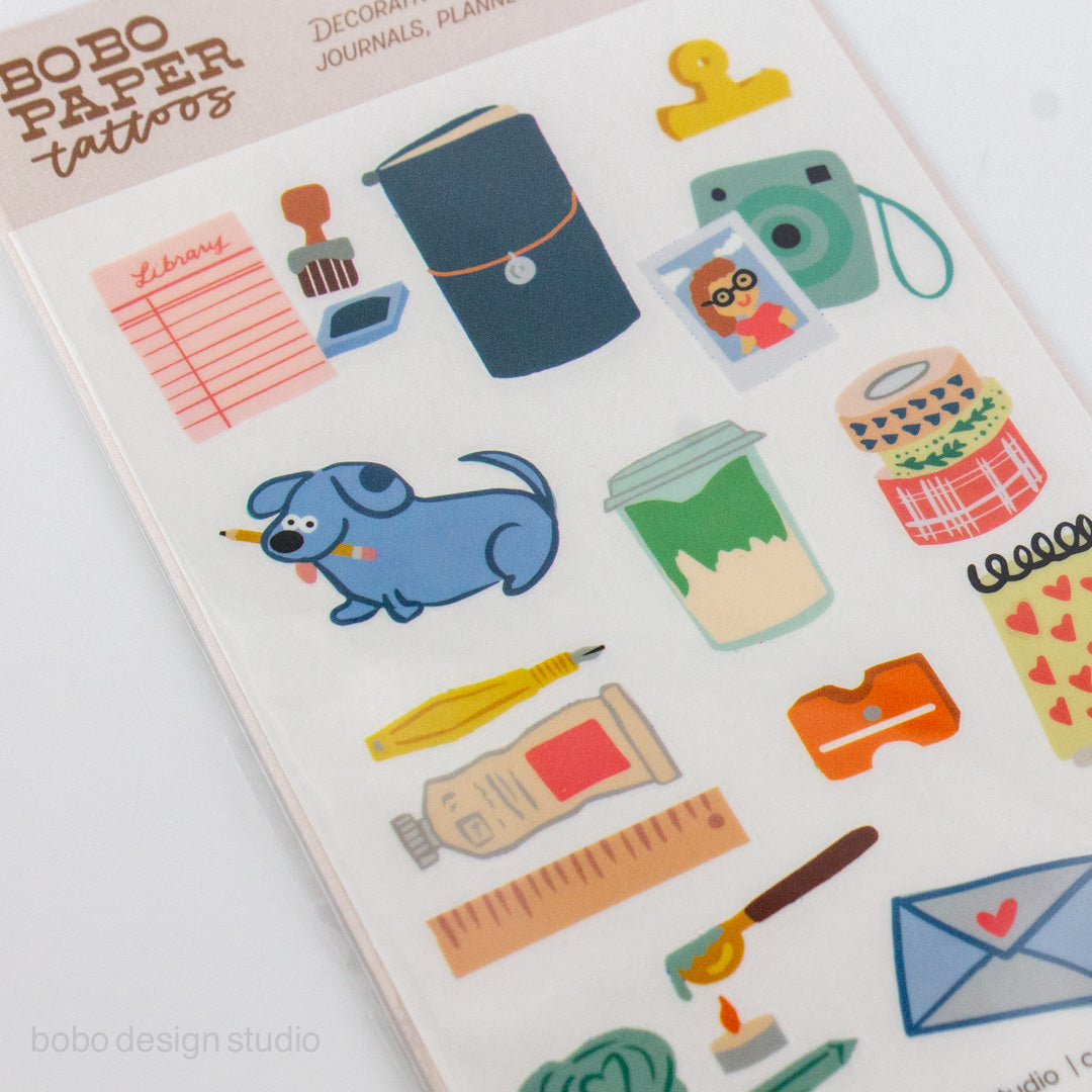 bobo Paper Tattoo Transfer Sheet - Craft Day