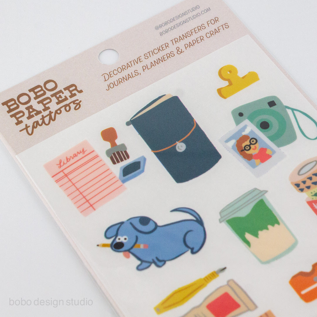 bobo Paper Tattoo Transfer Sheet - Craft Day