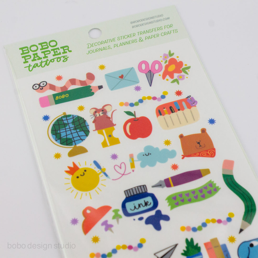 bobo Paper Tattoo Transfer Sheet  - Playdate