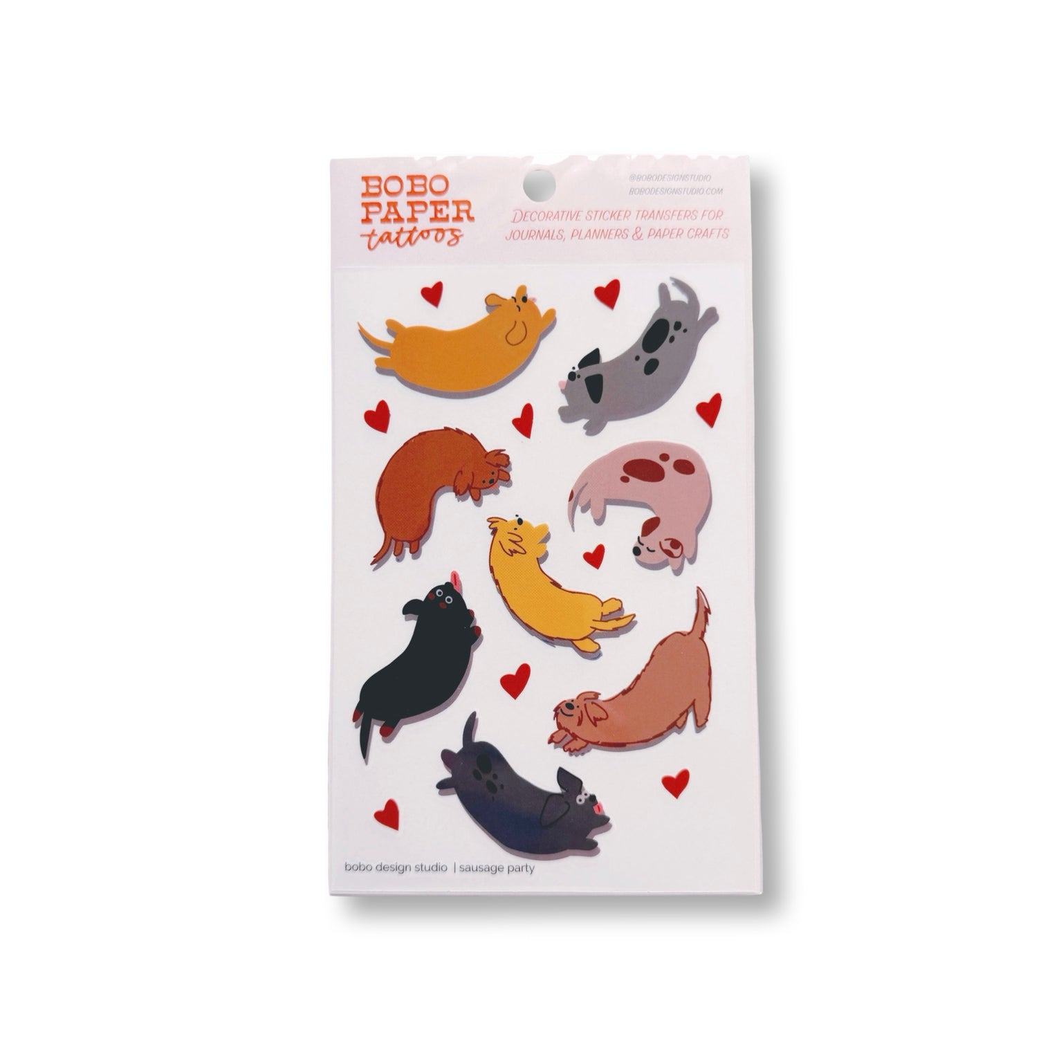 bobo Paper Tattoo Transfer Sheet - Sausage Party
