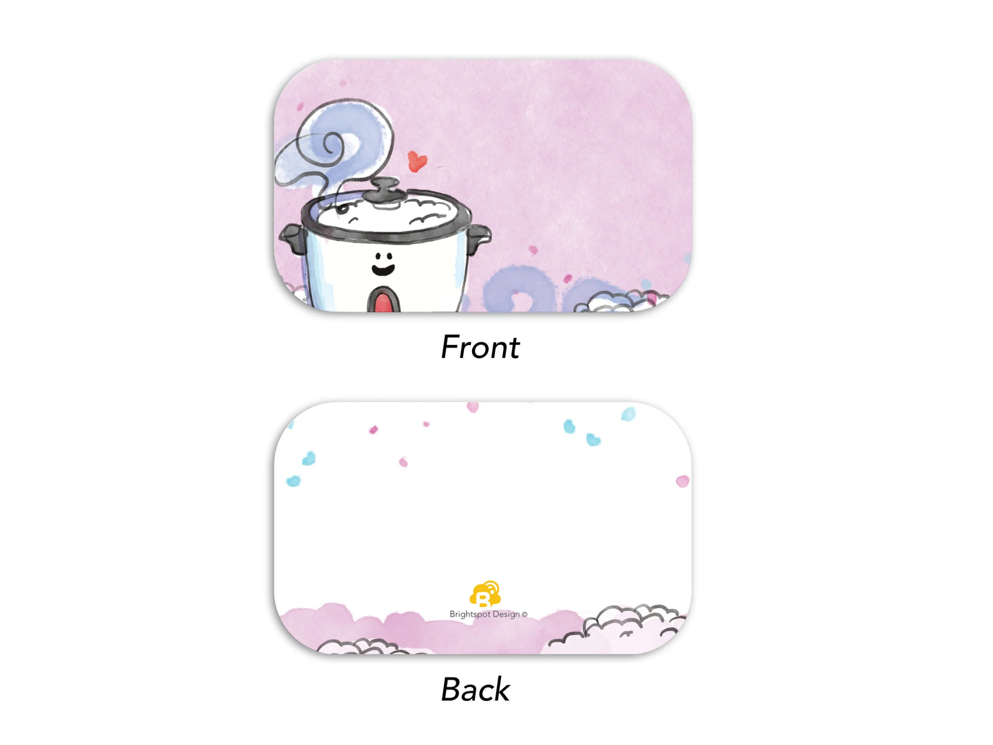 Rice Cooker Stationery Note Cards, Washi, and Enamel Pin Gift Set