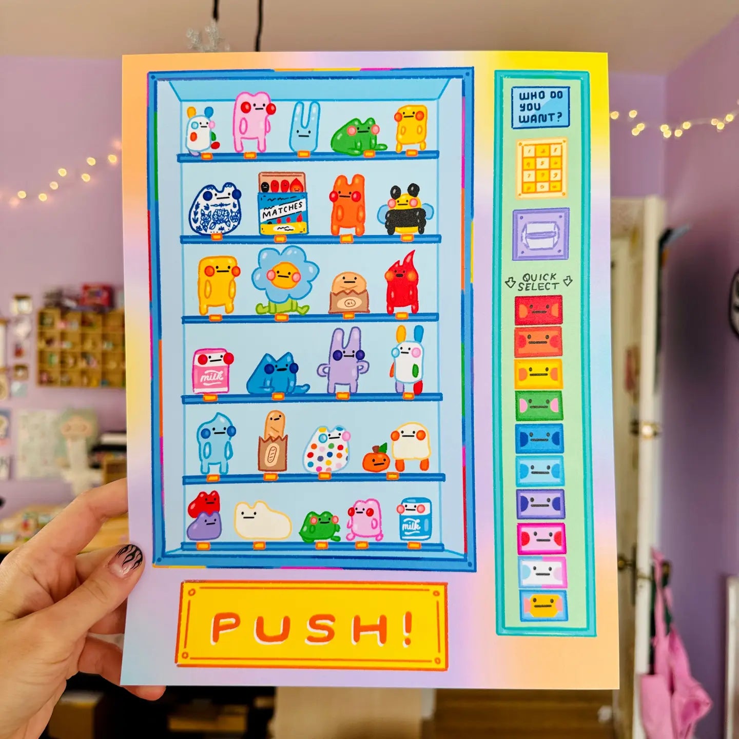 Stay Okay Studio Vending Machine Print