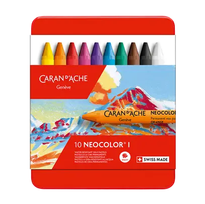 Neocolor I Pastels in Metal Box- Caran d'Ache