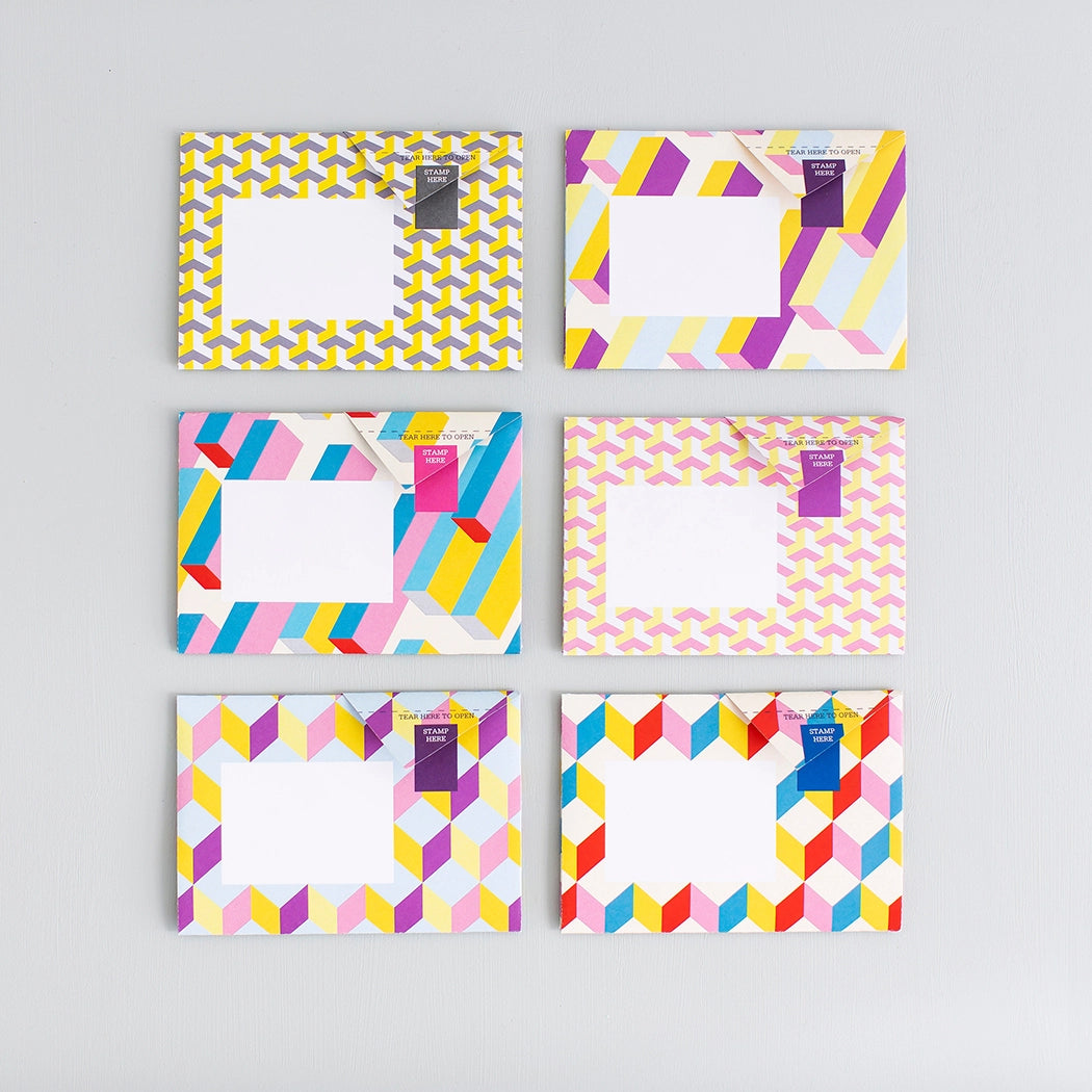 Urban Pigeon, Folding Stationery Letter Pack, Pack of 6