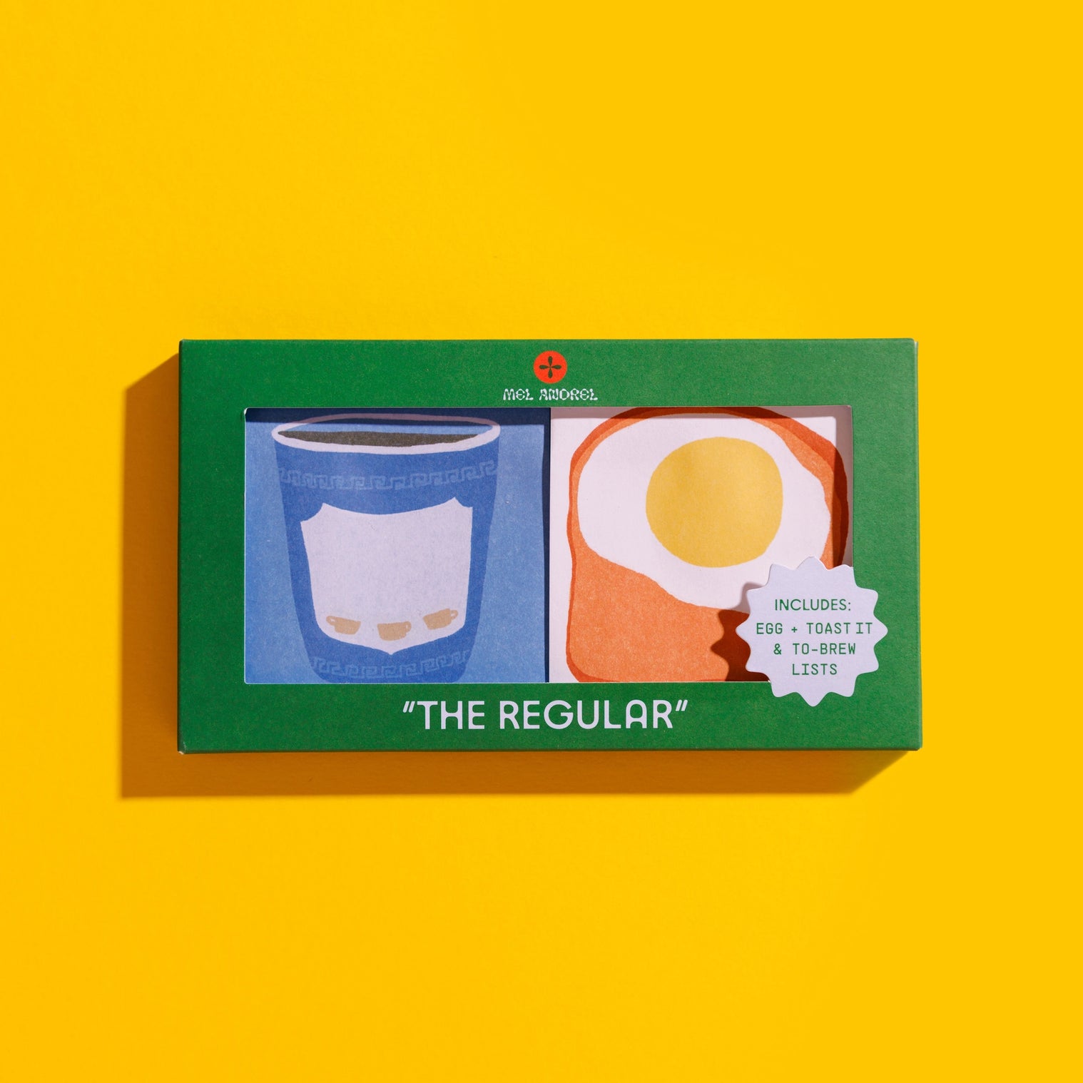 The Regular - Egg + Brew Sticky Note 2 Pack
