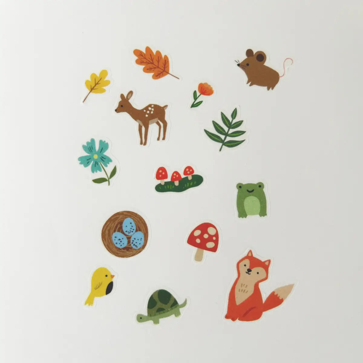 Woodland Friends Jumble Washi Stickers