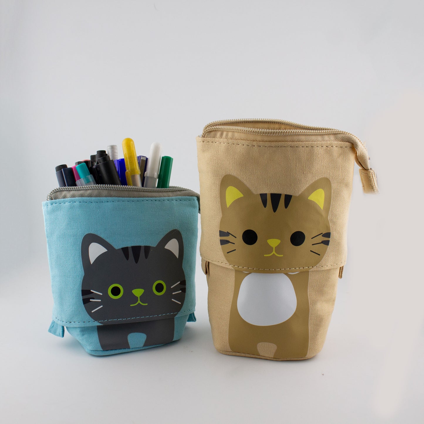 Cat Expandable Pen and Pencil Pouch