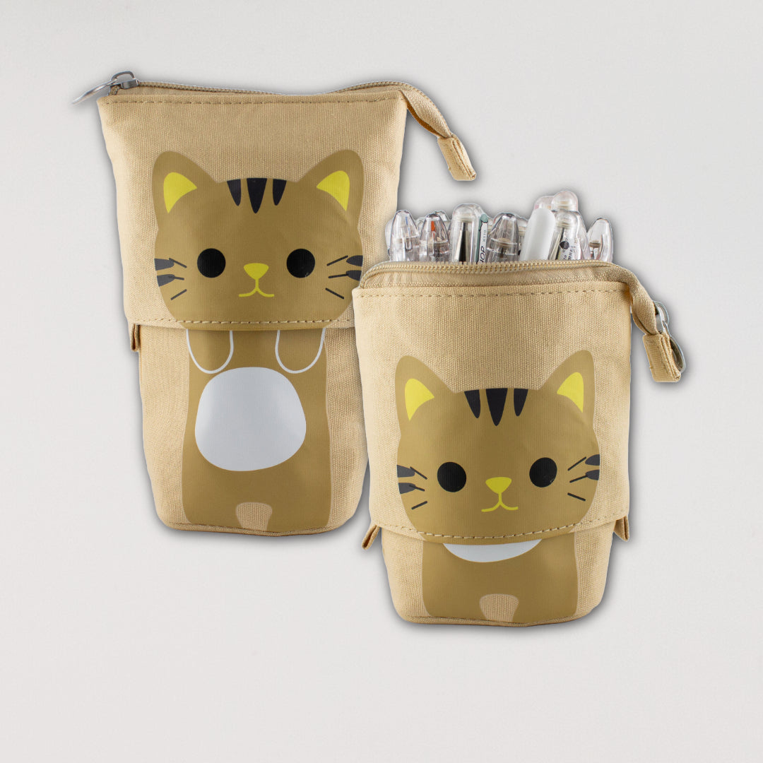 Cat Expandable Pen and Pencil Pouch