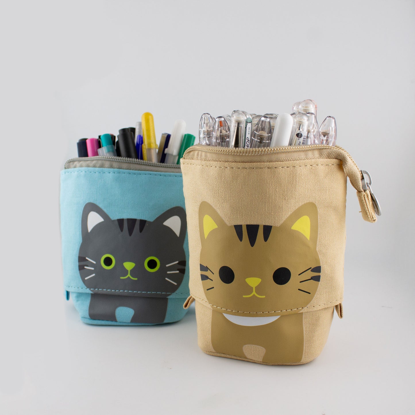 Cat Expandable Pen and Pencil Pouch