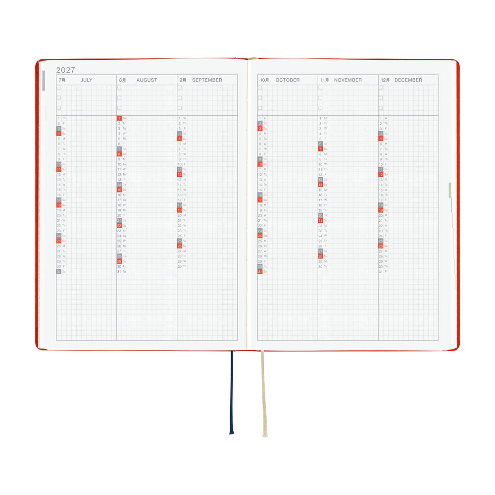 Hobonichi Techo 2027 HON A6 Yumi Kitagishi: White Cat and Rabbit’s Tea Room