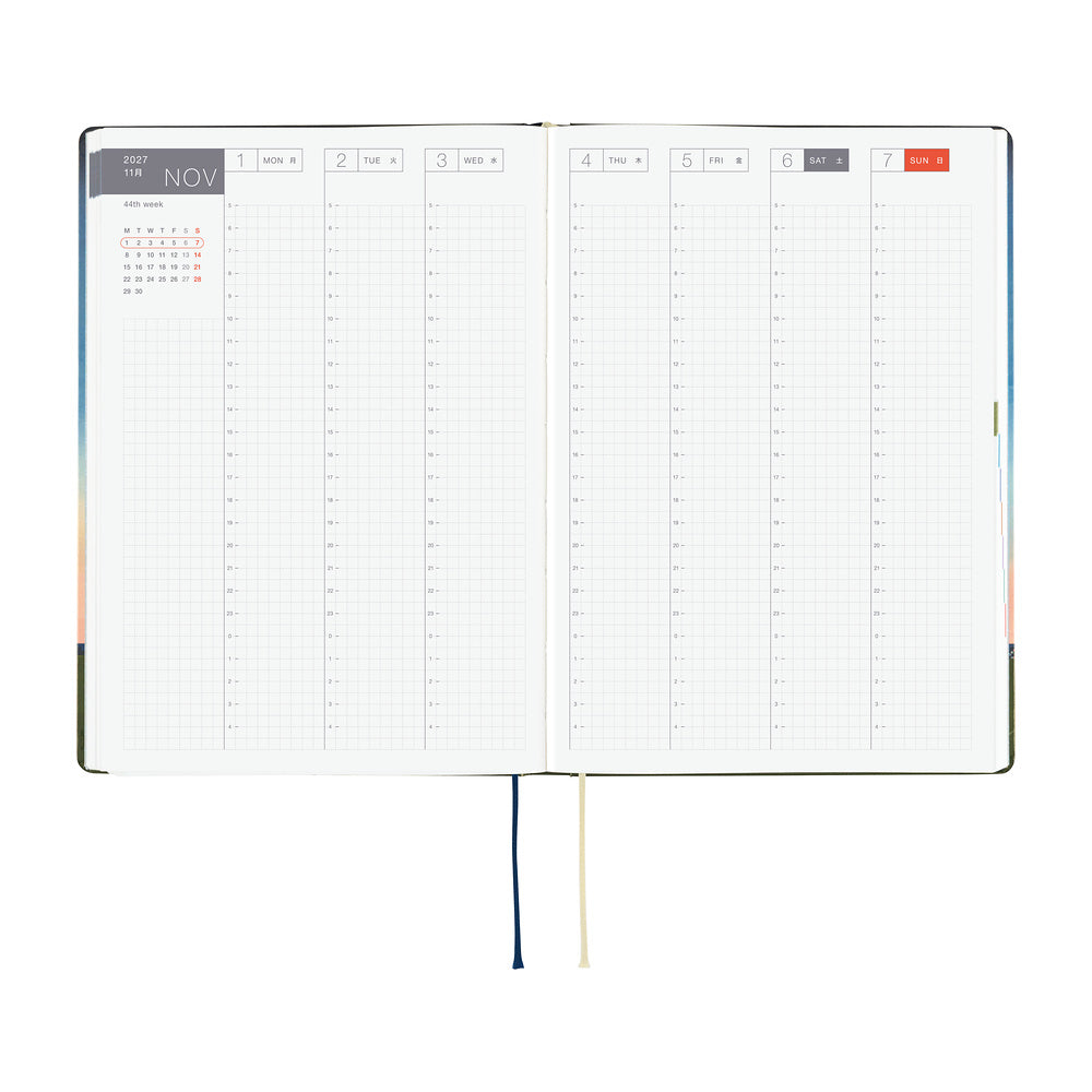 Hobonichi Techo 2027 HON A5 Hiroko Kubota: String Telephone Until the Moon is Full