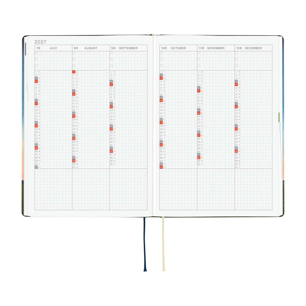 Hobonichi Techo 2027 HON A5 Hiroko Kubota: String Telephone Until the Moon is Full