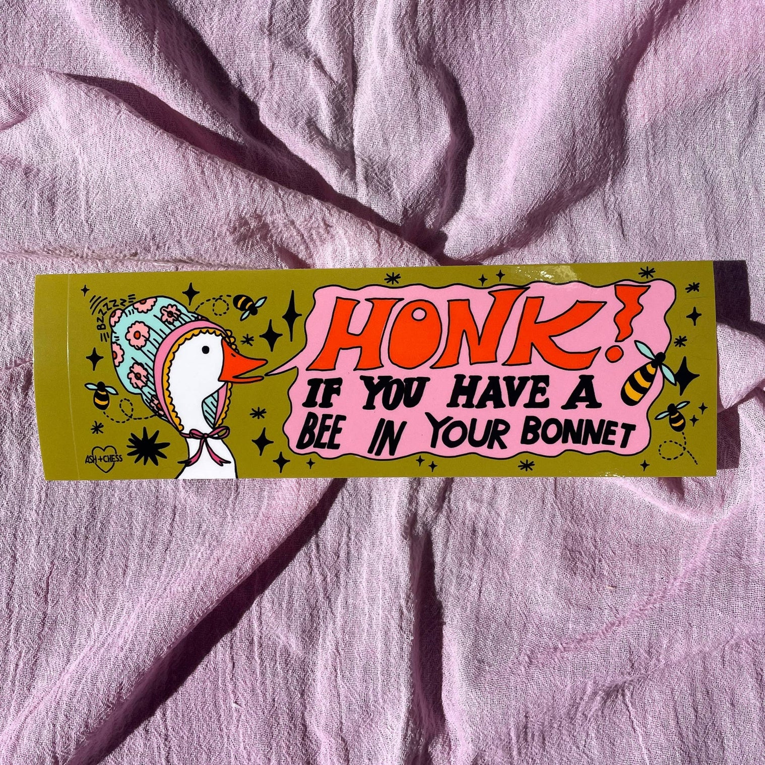 Bumper Sticker - Bee In Your Bonnet