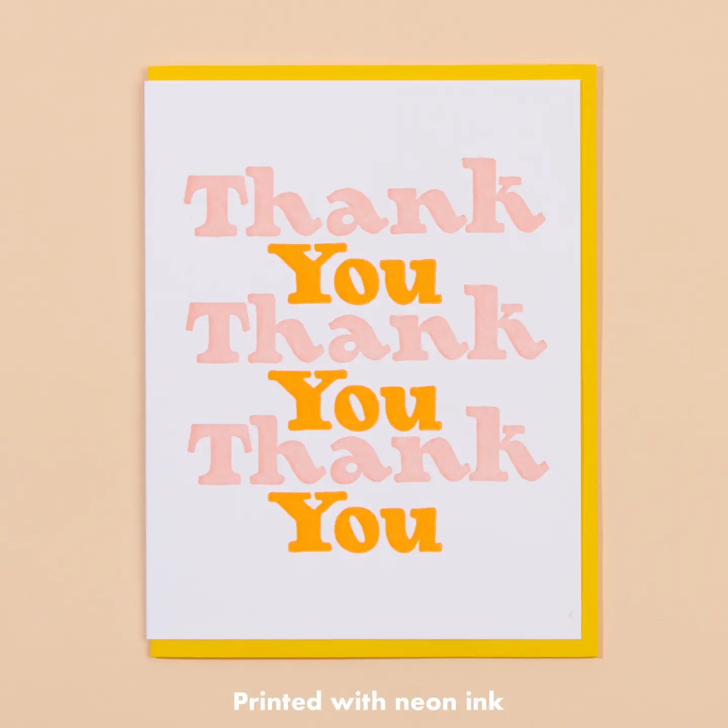Thank You 3x - Greeting Card - And Here We Are