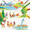 Water Colored Pencils Swisscolor 18 colors- Caran d'Ache