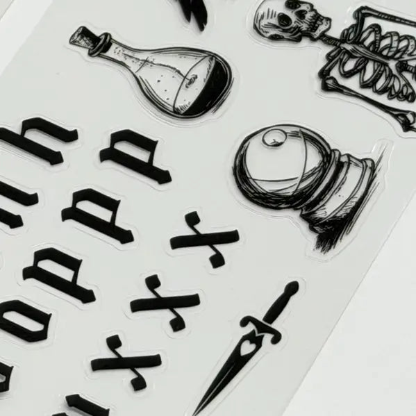 Goth Girl Letter PET Tape