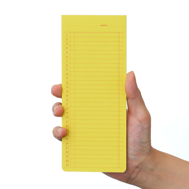 Sticky Memo Pad - Monthly- Penco