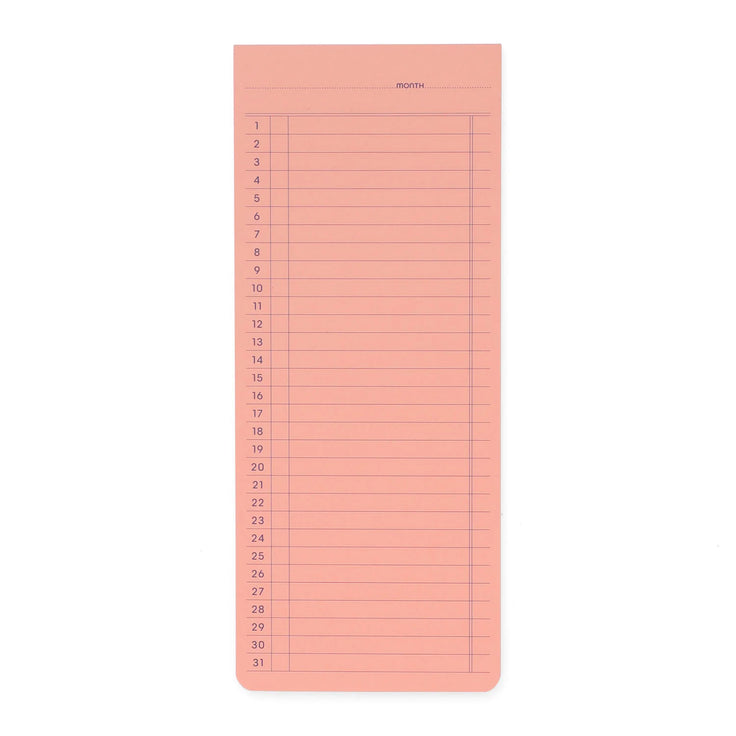 Sticky Memo Pad - Monthly- Penco