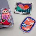 Cowboy Cat - Chenille Woven Sticker Patch