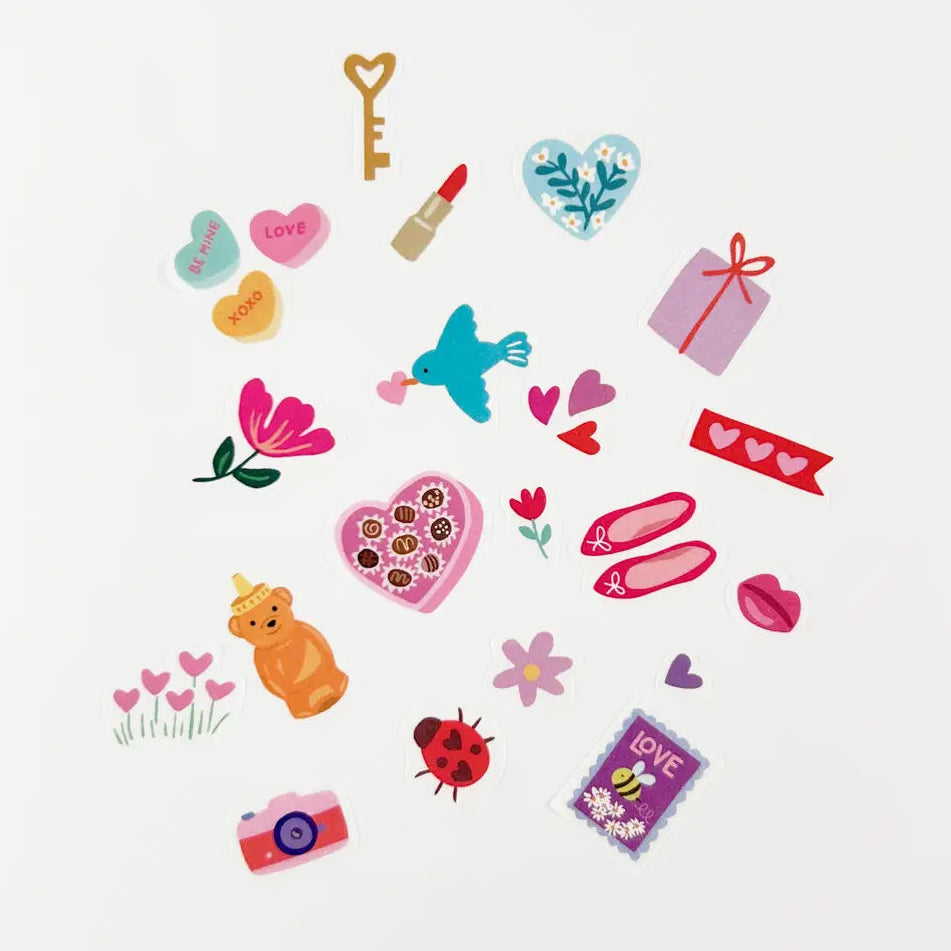 Love - Washi Sticker Jumble - Girl of All Work