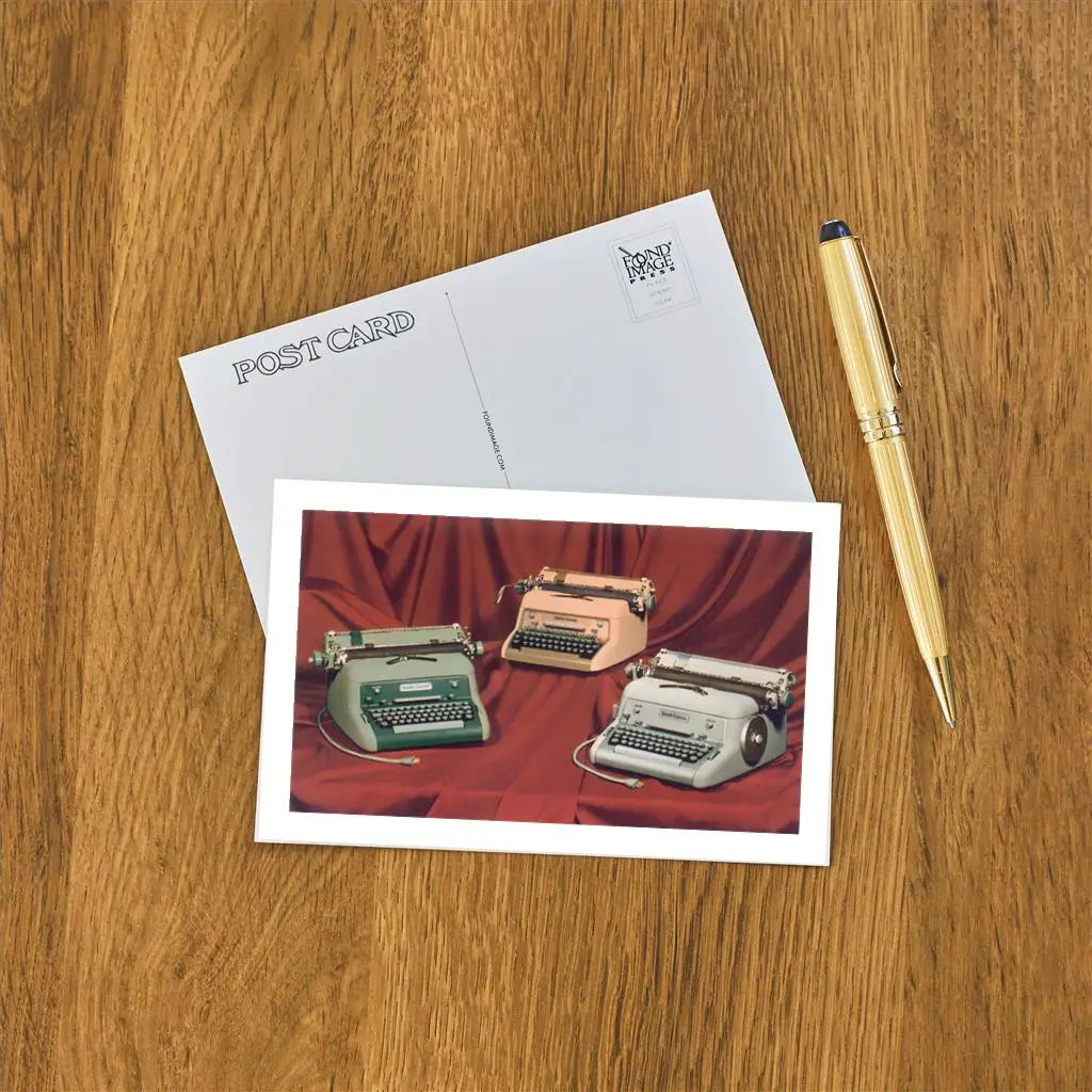 Vintage Typwriter Postcard