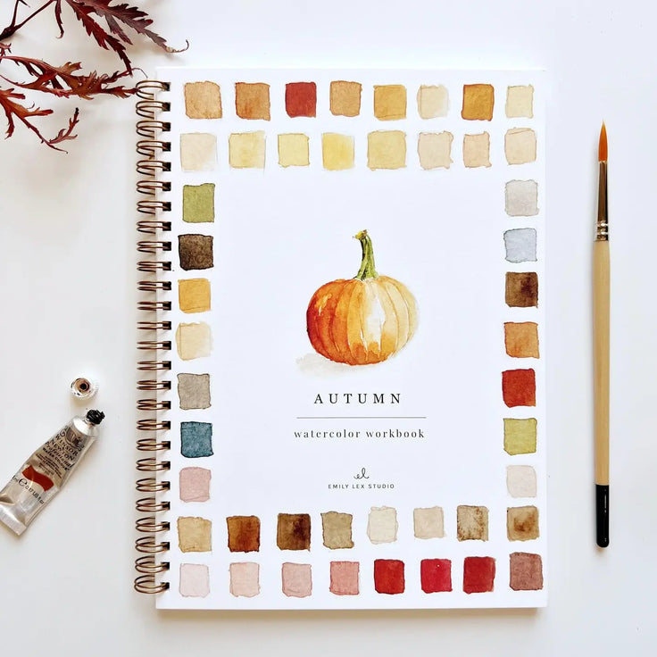 Autumn- Watercolor Workbook - Emily Lex Studio