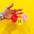 Stationery Money Coin Holder Keychain