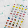 Days 01-Clear Planner Sticker Sheet