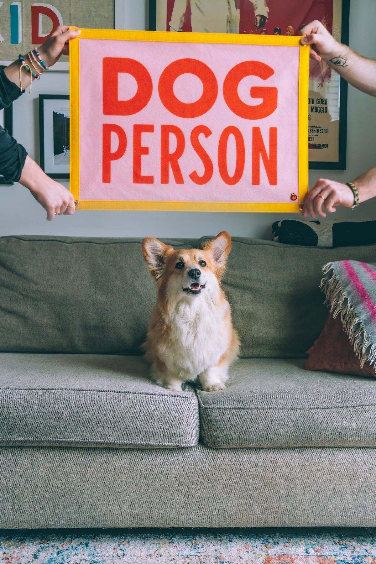 Dog Person Felt Flag - Maxine x Oxford Pennant