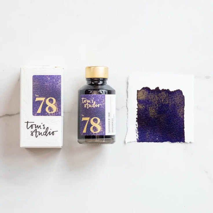 Tom's Studio Fountain Pen Ink - Shimmer Ink Broadway- No 78