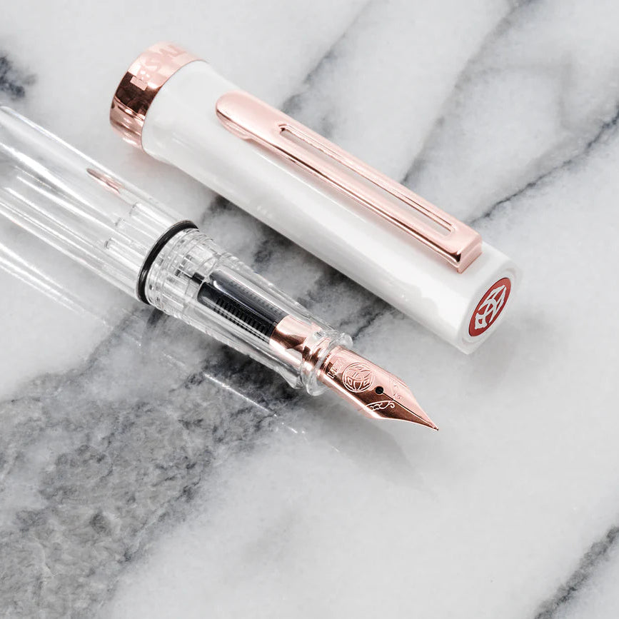 TWSBI Eco White with Rose Gold - Fine Nib