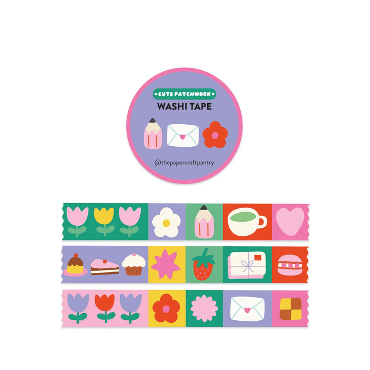 Cute Patchwork  Washi Tape
