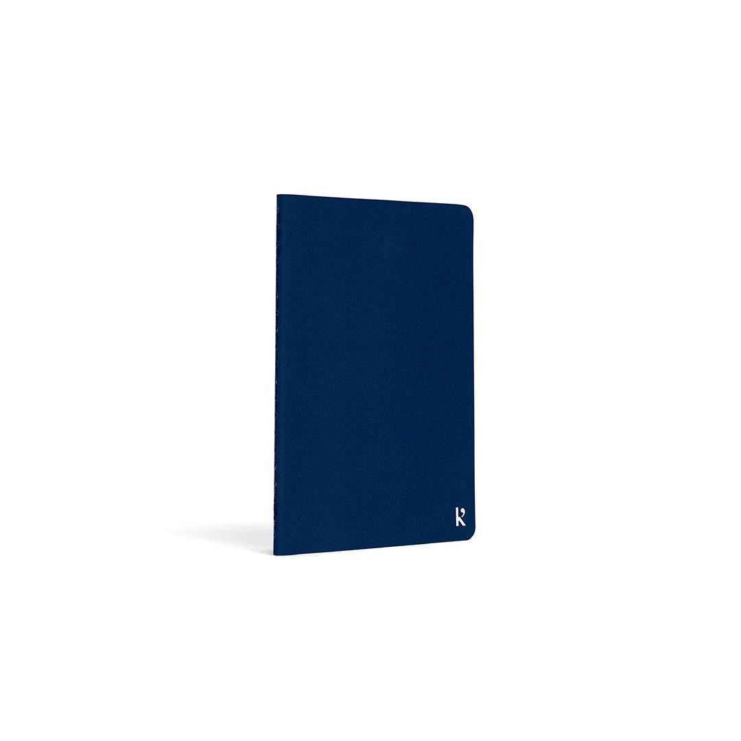 A6 Softcover Stone Paper Pocket Journal - Navy Blue