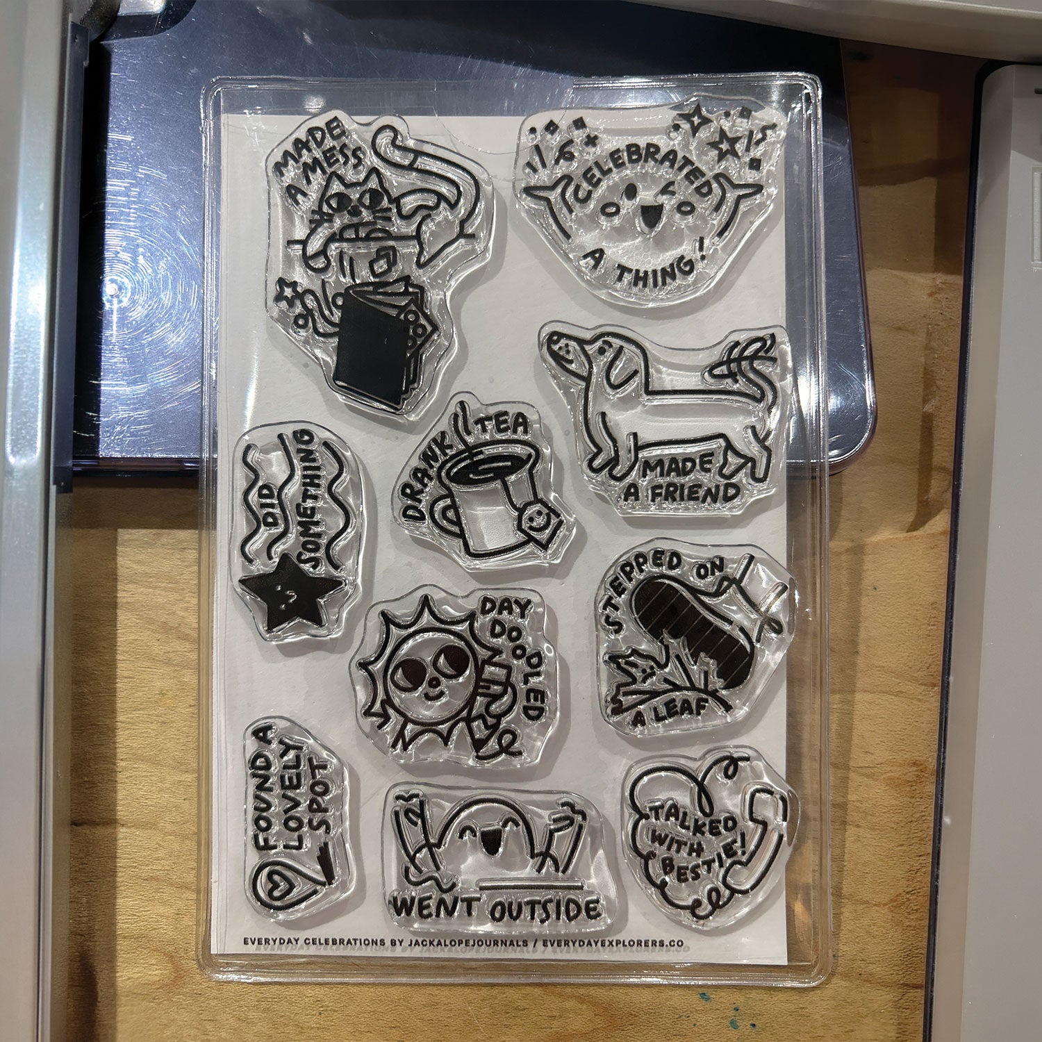 Everyday Celebrations by jackalopejournals - 4x6 Clear Stamp Set