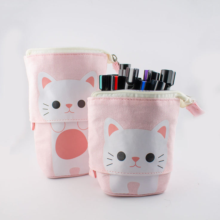 Cat Expandable Pen and Pencil Pouch