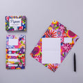 Floral Fantasia Pigeon, Botanical Folding Letters, Pack of 6
