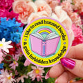 Read Banned Books Vinyl Sticker