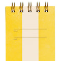 Reporter Notebook - Yellow Stripe