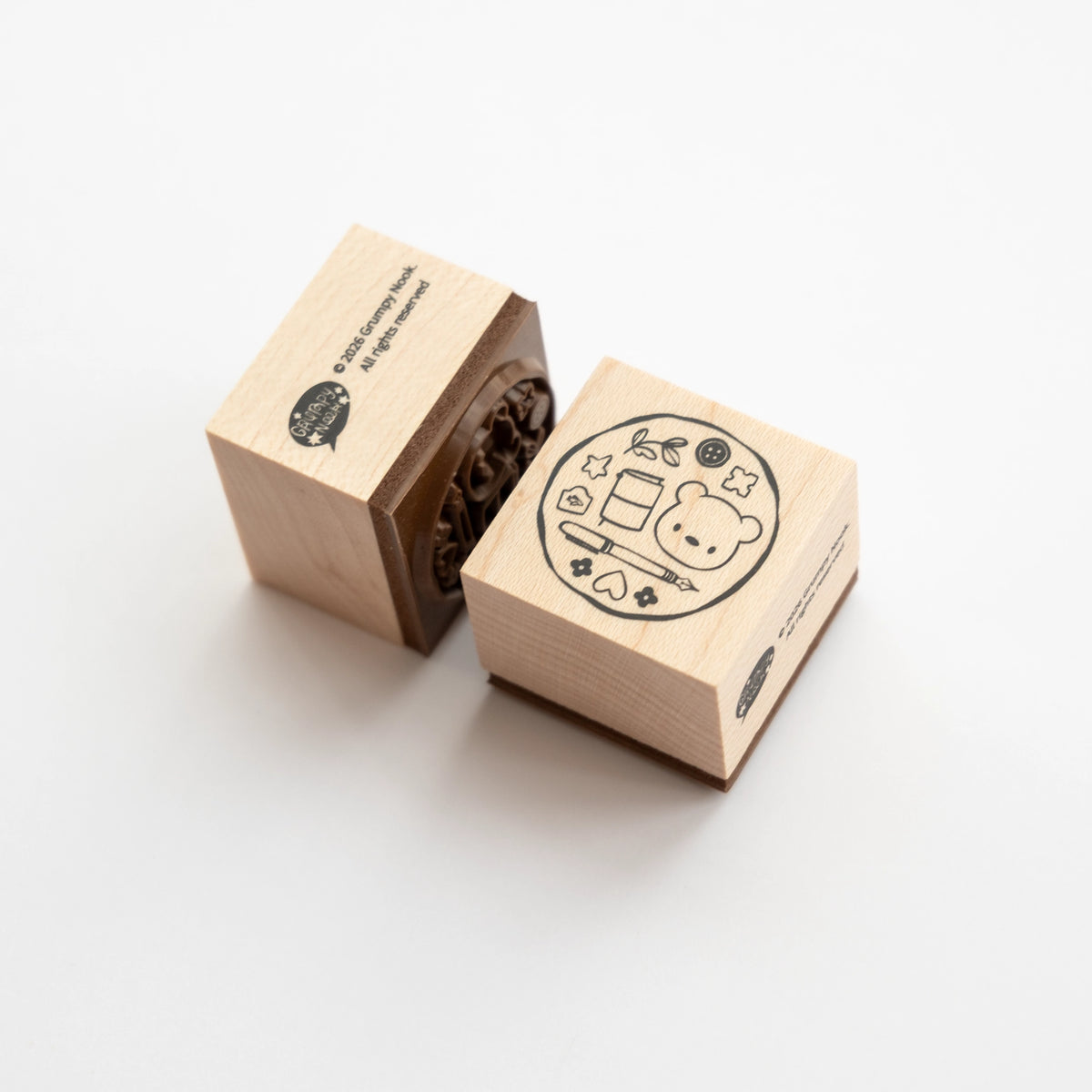 Bears Tn & Hobbies Rubber Stamp
