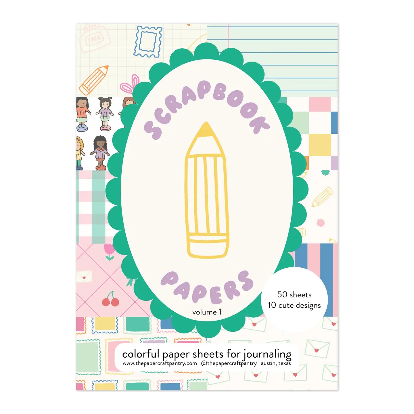 Scrapbook Papers - Volume 1 - Paper + Craft Pantry